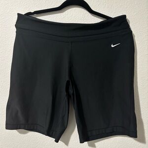Nike Women's Athletic Black Biker Shorts 9”